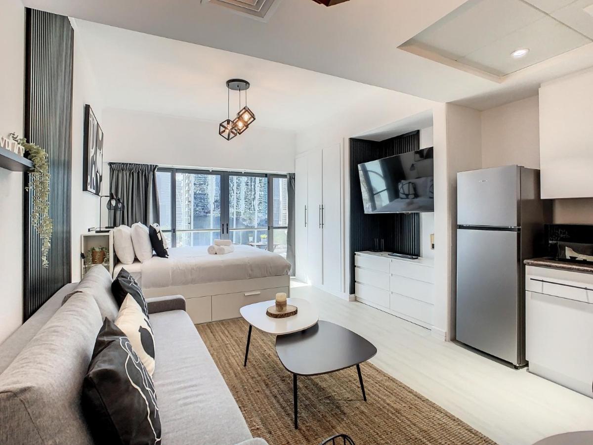 Luxury Modern Studio In Jlt With Amazing View & Rooftop Pool - Sleeps 3 دبي المظهر الخارجي الصورة